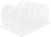 Abaodam 10Pcs Acrylic Table Numbers with Stands Table Signs for Wedding Reception for Events and Anniversaries Transparent Holders for Centerpieces