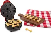 Nostalgia MyMini Dog Treats Maker for Homemade Puppy Treats, 6 Nonstick Red