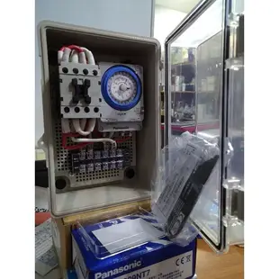 [捷順機電] 電熱水器 / 店面招牌 / 抽水馬達 控制定時器 定時器組 機電控制盒 自組 110V / 220V