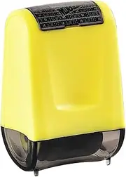 Address Blocker Stamp, Roll Stamp to Protect Against Identity Theft, Information Blocker Security Stamp, Security Personal Data, Data Defender (Yellow)