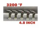 butane refillable torch lighter jet flame adjustable wind proof 3200 °F 4.8INCH