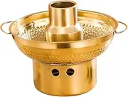 Ice Dessert Fondue Pot Stainless Steel Hot Pot for Single Servings for Home Camping and Outdoor Use Quick Heat Conduction for Delicious Treats