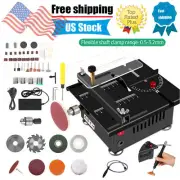 Mini Desktop Electric Saw Cutter Speed & Angle Adjustable with Accessories K2J8