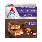 Atkins Endulge Caramel Nut Chew Bars 5 Pack