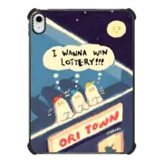iPad 10.9-inch (10th gen) iPad Impact Case I WANNA WIN LOTTERY!!!