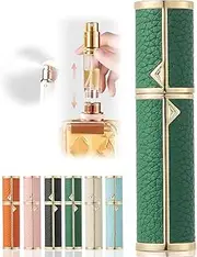 Perfume Atomizer Refillable,Empty Portable Cologne Dispenser,Mini Aftershave Sprayer for Men and Women 5ML(Dark Green)
