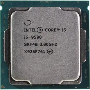 Cpu Intel Core I5-9500 (3.0 GHZ, 9M, 6 核 6 線) 射線不包括風扇