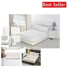 Elegant White Twin Fitted Sheet - 600-Thread Count Egyptian Cotton, Solid Design