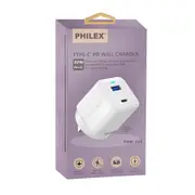 Sansai PHW-225 30W USB-A and USB-C Fast Wall Charger White for iPhone ipad