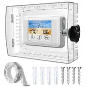 Large Thermostat Lock Box with Combination Lock, AC Lock Box Cover Fits Thermostats 5inch H x 6inch W or Smaller, 21.5 x 14.5 x 6.5 cm