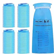 Car Sick Bags - Travel Sickness Bags | Portable Vomit Sacks For Motion Sickness, Nausea Relief, And Car Travel, Leak-Proof Vomit Bag Design For Kids And Adults