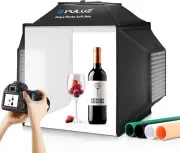 PULUZ Upgrade Light Box & Soft Box, 16"X16" Professional Shooting Tent with 480
