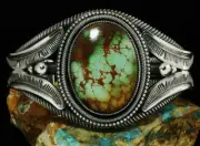 Sammie Kescoli Begay Royston Spiderweb Turquoise Bracelet
