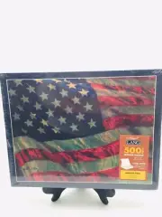 AMERICAN SPIRIT FLAG OLD GLORY 500 Pc. PUZZLE NEW...LANG ..Mort Kunstler '86