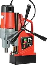 Mag Drill Press, 1350W Boring Diameter 16mm/0.6inch, 11500N Power Magnetic Drill, 600r/min Forward and Reverse Tapping, Electric Drilling Machine for Metal Surface and Home Improvement