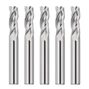 1/4" 3 Flute Solid Carbide End Mill For Wood Plastic Cut CNC Milling Router Bit