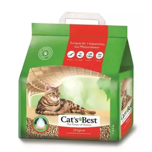 【下標數量4】Cats Best 凱優 紅標 凝結木屑砂 4.3Kg(10L) 環保木屑砂 貓砂 (8.3折)