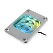 XSPC RayStorm EDGE CPU Water Block, AMD/AM4/AM5, Addessable RGB, Silver