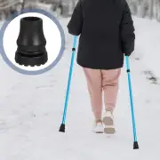 4 Pcs Rubber Feet Elderly Crutch Protective Cover for Alpenstock