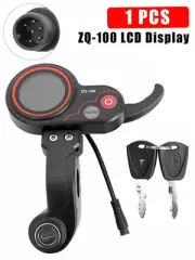 6 Pin LCD Display Mileage Meter Display With Key for Electric Scooter Dashboard