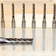 Kent 10 Fishtail 2.0mm Diameter Carbide Router Bits End Mill and Engraving Burrs