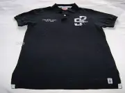 Collingwood Magpies AFL AF2894R Mens Short Sleeve Established Polo Shirt Size M