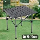Portable Camping Table Folding Aluminium Picnic Outdoor Foldable Desk 2 Size NEW