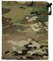 9.5x7.5" Lightweight 70D Ripstop Waterproof Nylon MULTICAM Camping Stuffsack Bag