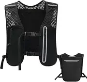 [Generic] Running Hydration Vest - Breathable Hydration Vest Sport Bag,Lightweight Chest Pack Gear Non-Slip Bladder for Women Men Camping Cycling Hiking Outdoor Activities