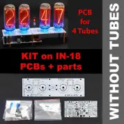 KIT IN-18 Nixie Tubes Clock ALL Parts Slote Machine Temp [WITHOUT TUBES]