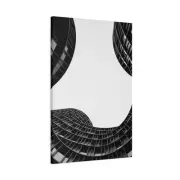 Sleek Architecture Premium Canvas Print - Modern Decor Minimalist Artwork Design