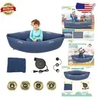 Navy Blue Sensory Pod - 60" Inflatable Chair for Autistic Children & Relaxation