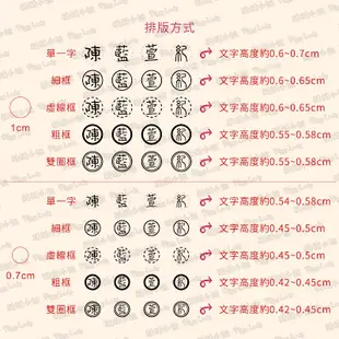 豬豬小姐 光敏印章 姓名印章 圓形 0.7cm 1cm 油性 連續章 姓名章 印章 會計章 護士章 職官章 連續印章