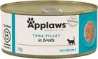 Applaws 100% Natural Wet Cat Food Tuna Fillet in Broth, Limited Ingredients Pet