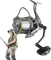 Fishing Wheel - Stainless Steel Reel with Gear Ratio of 4.8:1, Design 17+1BB for Smooth Casting | Comfortable Fishing On Saltwater Lure, Winter Fishing Around