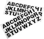 iplusmile 2pcs Car Decorative Stickers Stickers Mailbox Numbers Car Emblems Peel and Stick Letters Vinyl Numbers Letter Decals Black PVC