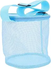 MUSISALY Beach Toys Storage Bag Large Mesh Tote for Beach Towels Clothes Sunglasses Easy to Carry