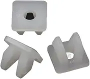 QCLCVBBFGW 100Pcs Car Fastener Fixed Screw Square Head Nut Screw Fixed Grommet Clips