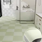 Thickened Bathroom Floor Stickers, Self-Adhesive Waterproof Kitchen Bathroom Floor Renovation Remodeling Carpet Stickers(D,60cmx5m)