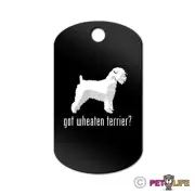 Got Wheaten Terrier Engraved Keychain GI Tag dog wheatie Many Colors