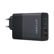 [GaN Tech] BlitzWolf® BW-S29 120W 4 Ports USB PD Wall Charger 2USB-A+2USB-C PD3.0 QC3.0 AFC FCP PPS APPLE Fast Charging