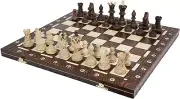 Handmade Chess Set European Ambassador with 21" Board and Hand Carved Chess Piec