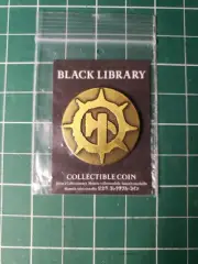 Warhammer Black Library Limited Edition Collectible Coin NEW OOP
