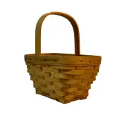 Longaberger Small Comforts Basket with Stationary Handle