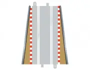 Scalextric Lead in / Lead Out Standard Straight Track Tan Borders- 1 Sets C8233