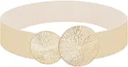 [WULIQIUQIU] Wide Elastic Belts for Women Stretchy Waist Belt for Dresses