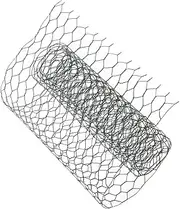 DECOMELODY 1Roll Garden Fence Barrier Durable Chicken Wire Netting Mesh for Poultry and Pets Coated Thick Secure Your Garden and Pets with Reliable