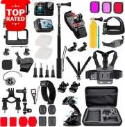 Action Camera Accessories Kit Waterproof Housing Silicone Case for GoPro Hero DJ