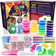 Slime KIT Galaxy Egg 24 Color Crystal Slime Science Lab Starter Kit Toy Games US