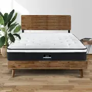 21cm Mattress Giselle Queen Double King and King Single Euro Top Bed Bonnell Spring Foam